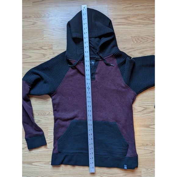 MK Machine Push the Limit Hoodie Hooded Sweatshirt Pullover Size S Red & Black - Picture 7 of 8